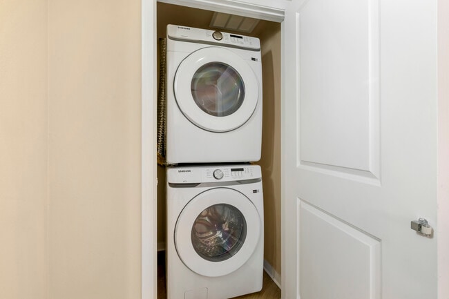 In-unit washer and dryer