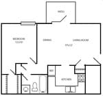 1BR/1BA