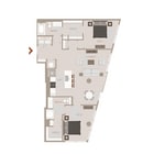 Floor Plan (Arya) - 2 Bedroom (Kusama V)