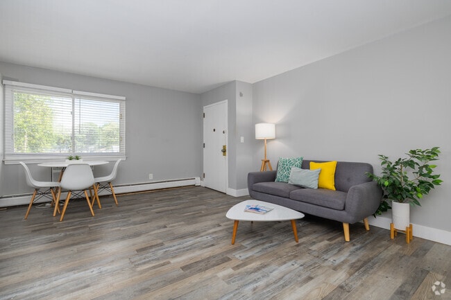 Renovated Studio | Living Room and Dining Area