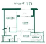 1BR/1BA