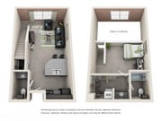1BR/1.5BA F