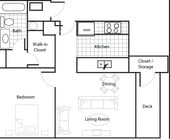 1BR/1BA