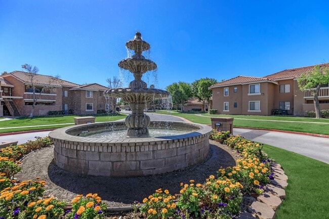 BEAUTIFUL LANDSCAPING AT SMOKETREE APARTMENTS IN INDIO, CA