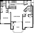 2BR/2BA