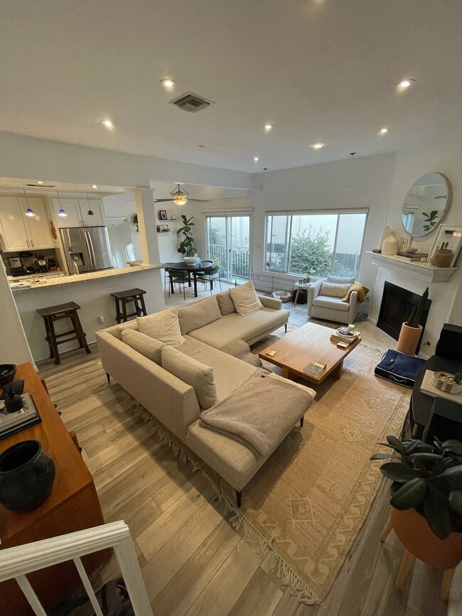 Open living and kitchen - 9808 Regent St Unit 7
