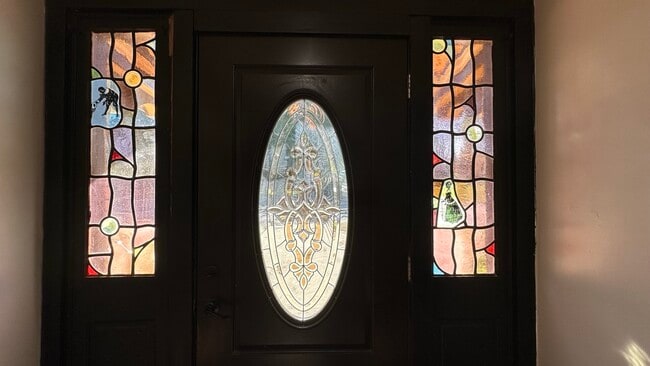 Stained glass throughout - 2518 Bethel Church Rd