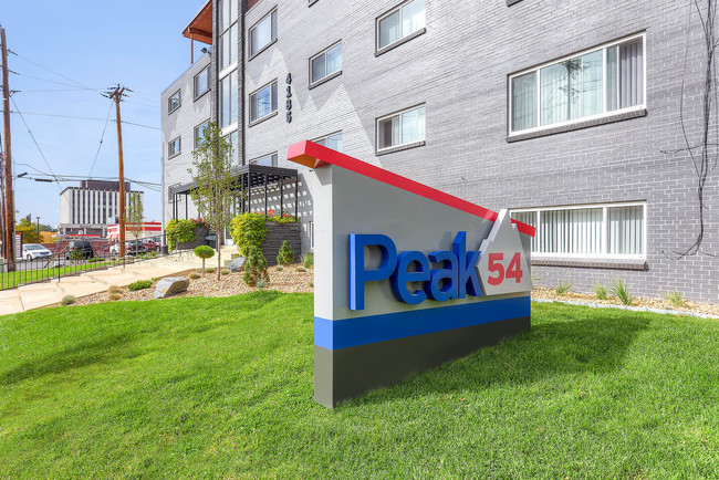 Signage - Peak 54 Apartments Unit 008