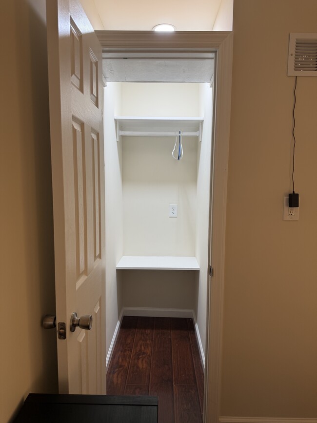 Walk in closet - 2 Southview Ct Unit One bed with en-suite bath