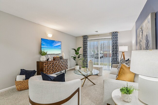 Spacious living room