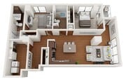 Floor Plan Z | Domain | Apartments in Madison, WI