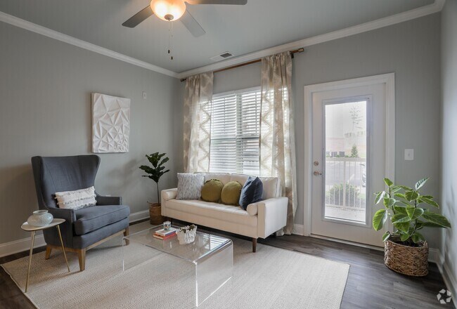 Living Space in 2 Bedroom Model