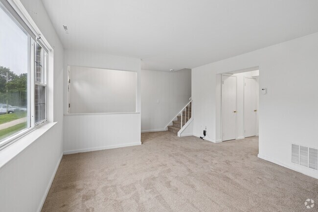 2BR, 1BA - 1,296SF - Living Room