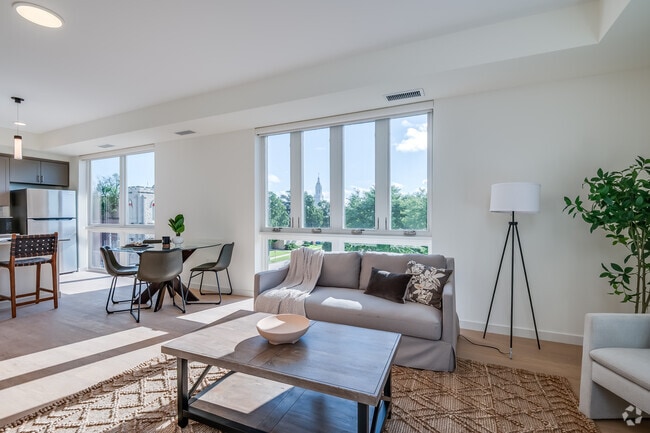 2BR, 2BA - 1,150SF - Living Room