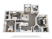 Flamingo_3Bed_2Bath_1081 Sq Ft