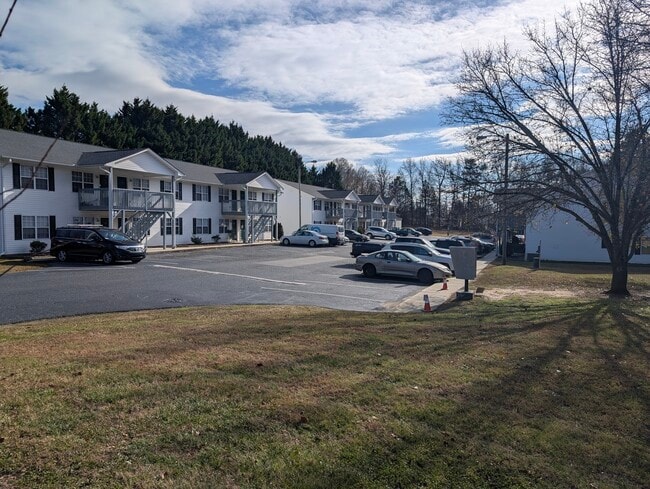 Each unit has two assigned parking spaces