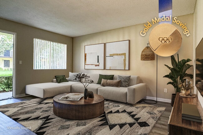 1 BR, 1 BA - Living Room