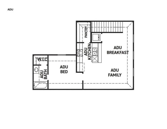 ADU floor plan - 8004 Corrigan Pass