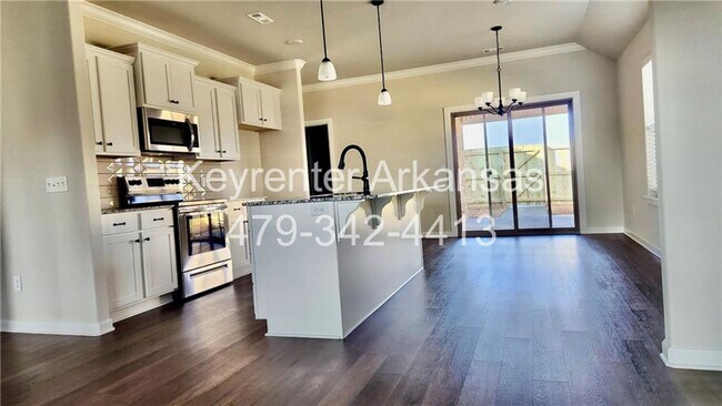 Photo - Modern 3-Bed, 2-Bath Home with Fenced Yard