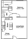 1BR/1BA