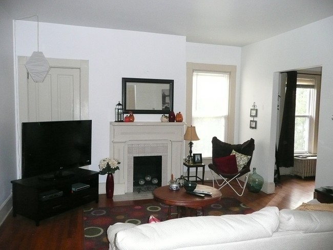 Living room with decorative fireplace - 1275 Grace Ave Unidad 1st Floor