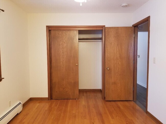 Hardwood floor bedroom