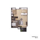 Unit C1 - 1 bedroom 1 bathroom