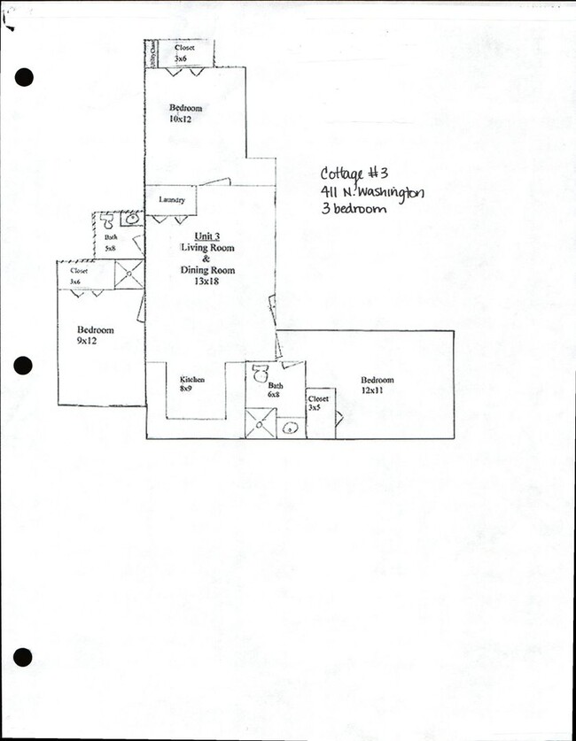Cottage - 411 N. Washington