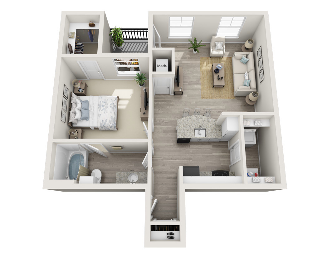 Floor Plan - The Brunswick