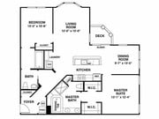 2 bedroom 2 bath with garage