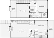 2BR/1.5BA