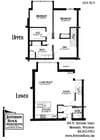 2 Bed + Den / 1.5 Bath Townhouse - 1,654 SF