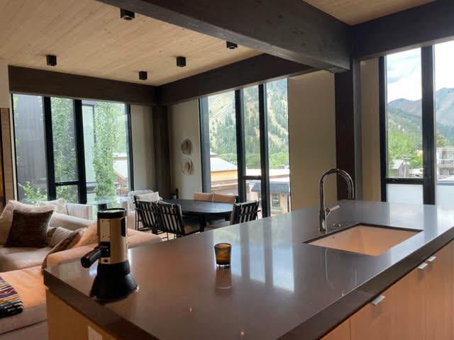 Dining area view from kitchen - 100 4th St W Unit 201