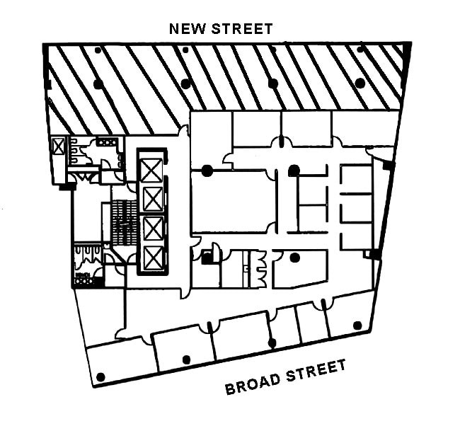 Heitman Properties space, Suite 1999, 7,420 sf - 40 Broad St
