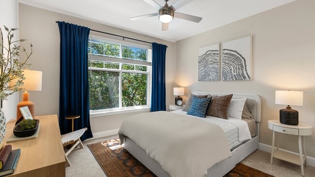 Inviting bedrooms offer generous space, natural light, and stylish design details