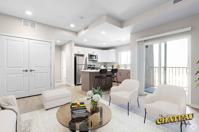 One Bedroom Kitchen - Chateau Apartments