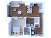 1 Bedroom/1 Bathroom-748