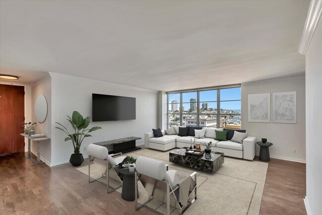 virtually staged - 2040 Franklin St Condo Unit 1101