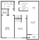 2BR/1BA