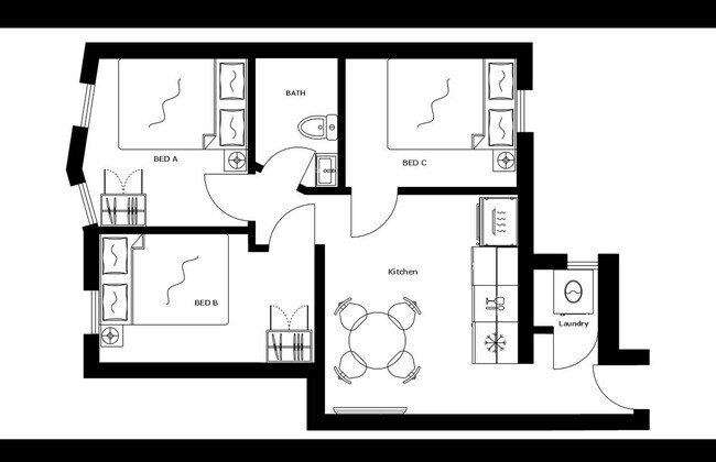 Room in Shared 3 bed/1 bath home in East Village