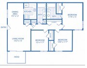 3BR/2BA