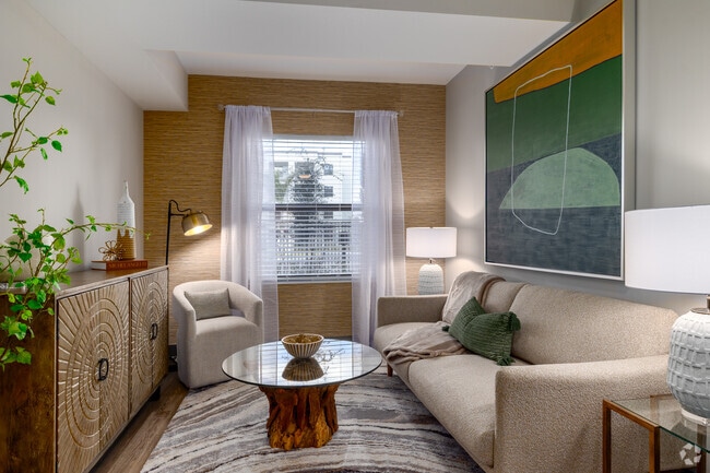 1BR, 1BA - 725SF - Living Room - Sinclair at Palm Pointe