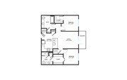2 bedroom floor plan