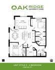 2 Bedroom, 2 Bathroom