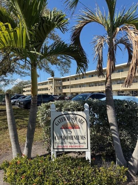 Front Property Sign - 1051 79th Ave N Unit 107