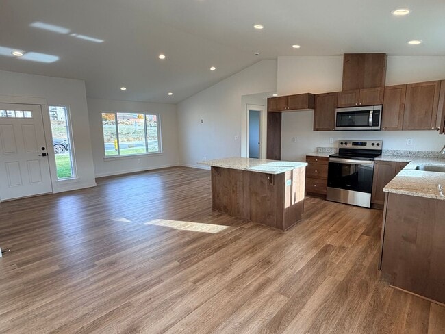 Photo - BRAND NEW construction! 3 beds, 2 baths, double garage, deck with VIEWS and more!