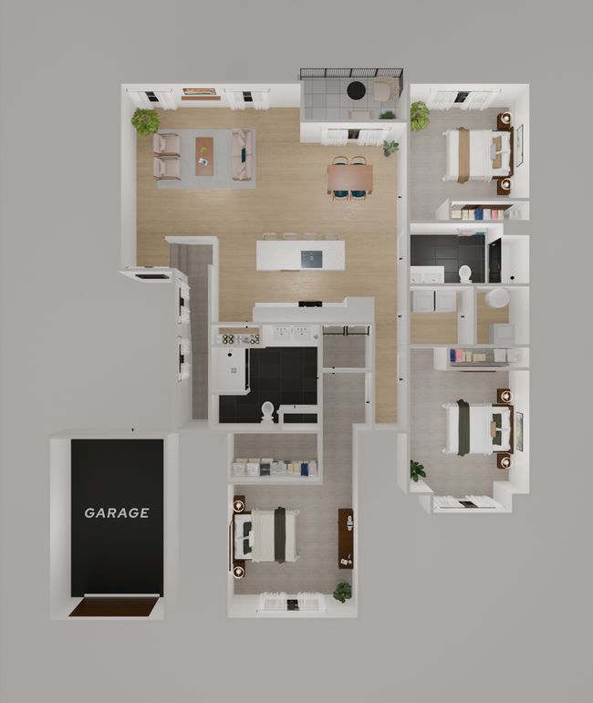 3 Bedroom 2 Bath - Second Floor - Model B - 3 Bedroom 2 Bath - Second Floor - Model B Condo Unit 602 - UL