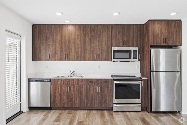 1 dormitorio, 1 baño - 500 pies cuadrados - Cocina