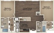 Archdale floor plan Ayrsley Lofts