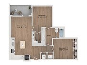 B2 floor plan Chamberlain House